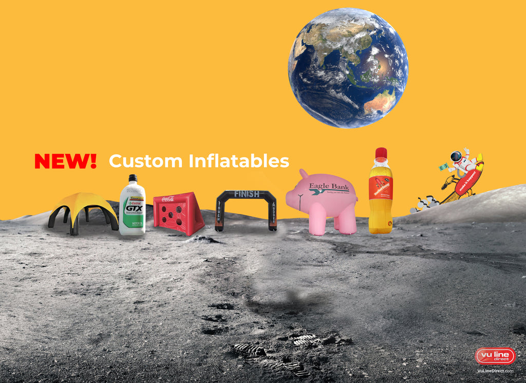 Custom Inflatables | Vu Line Direct. More Money in Your Rocket!