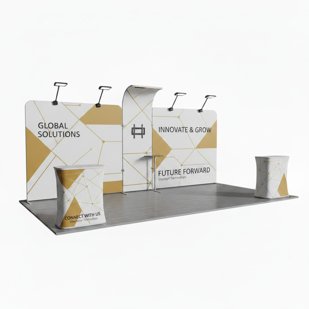 10x20 ft Trade Show Display Kit - Version A4