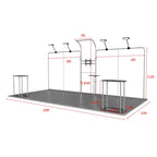 10x20 ft Trade Show Display Kit - Version A4