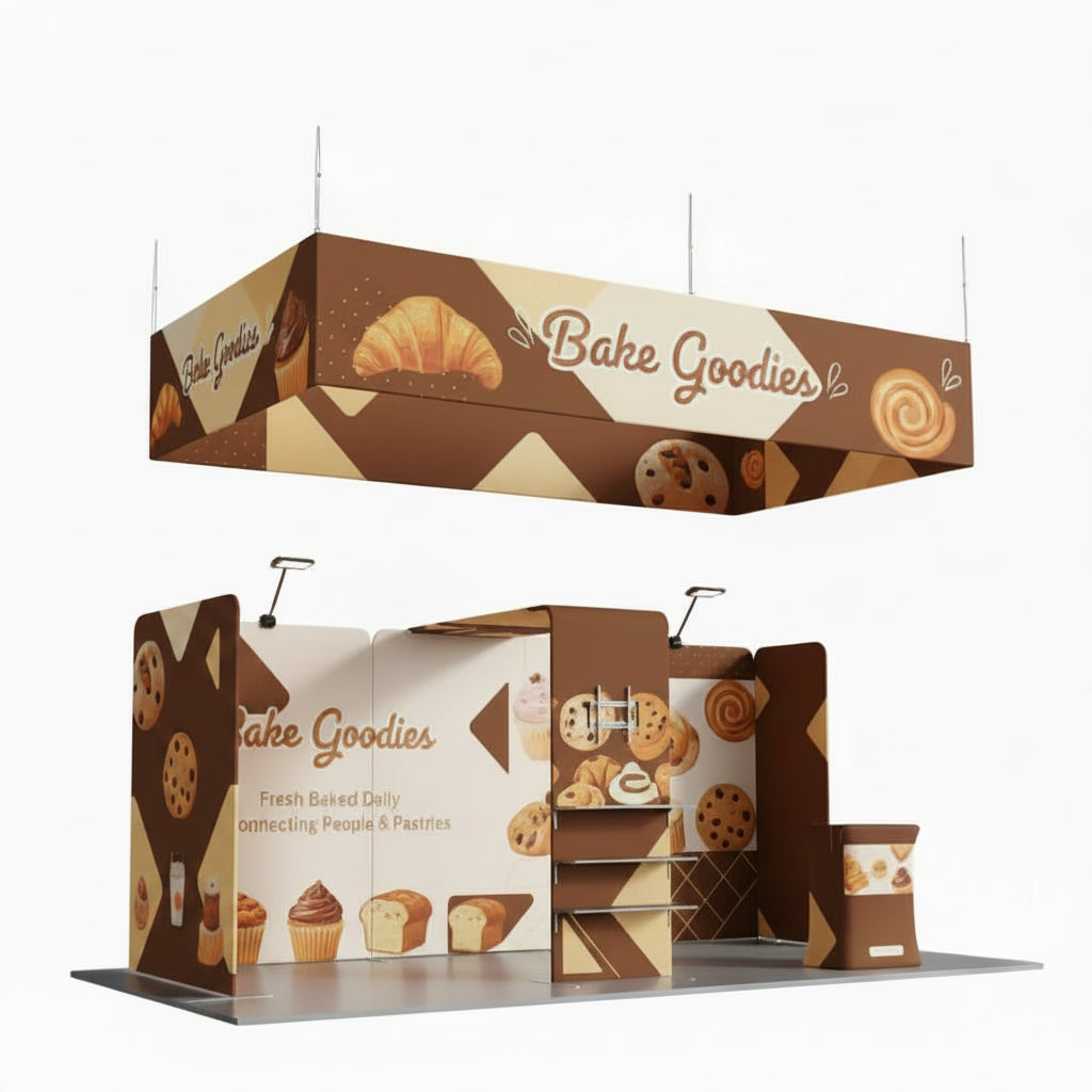10x20 ft Trade Show Display Kit - Version B1