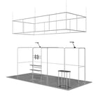 10x20 ft Trade Show Display Kit - Version B1