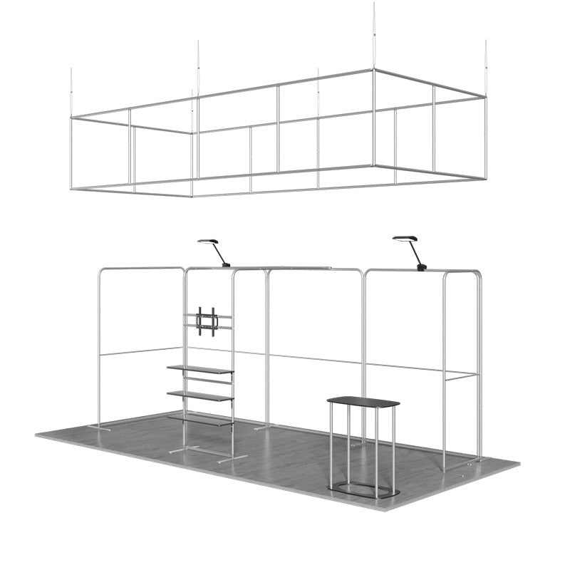 10x20 ft Trade Show Display Kit - Version B1