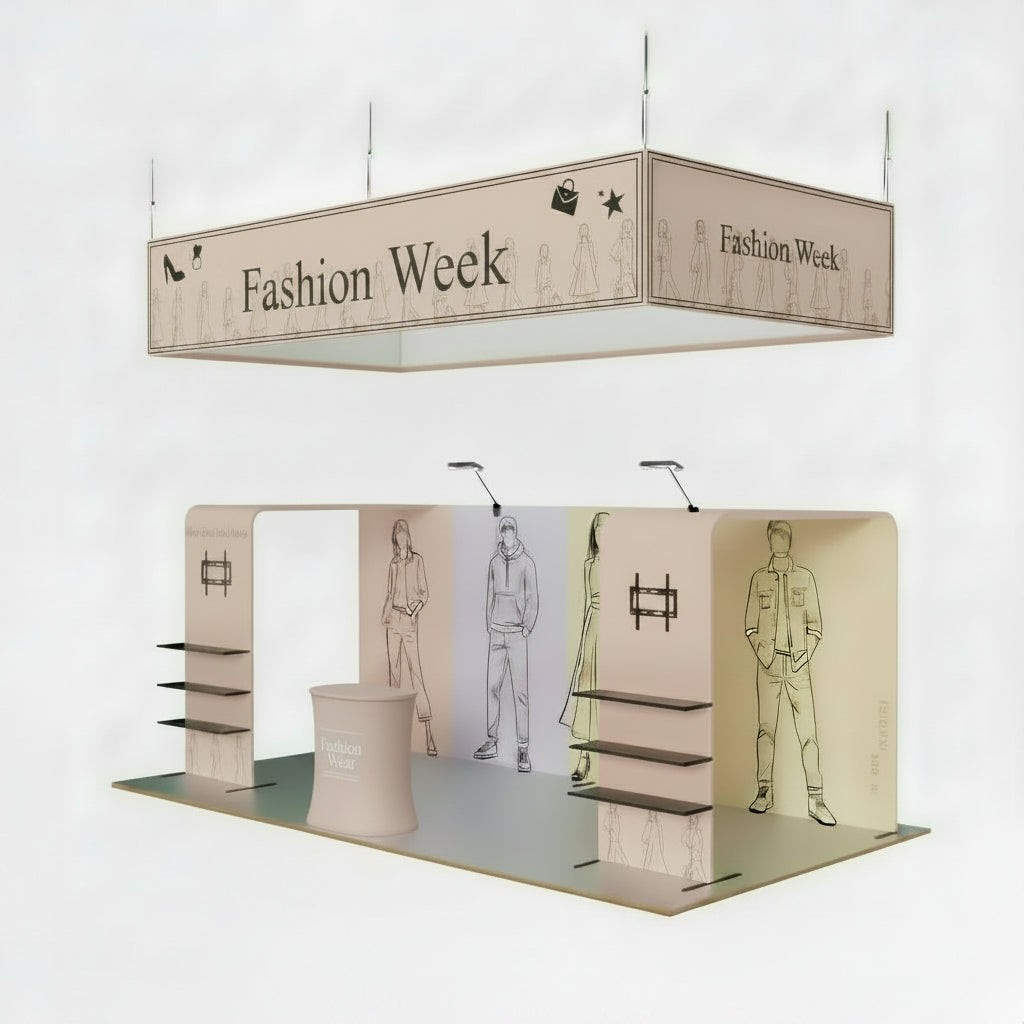 10x20 ft Trade Show Display Kit - Version A1