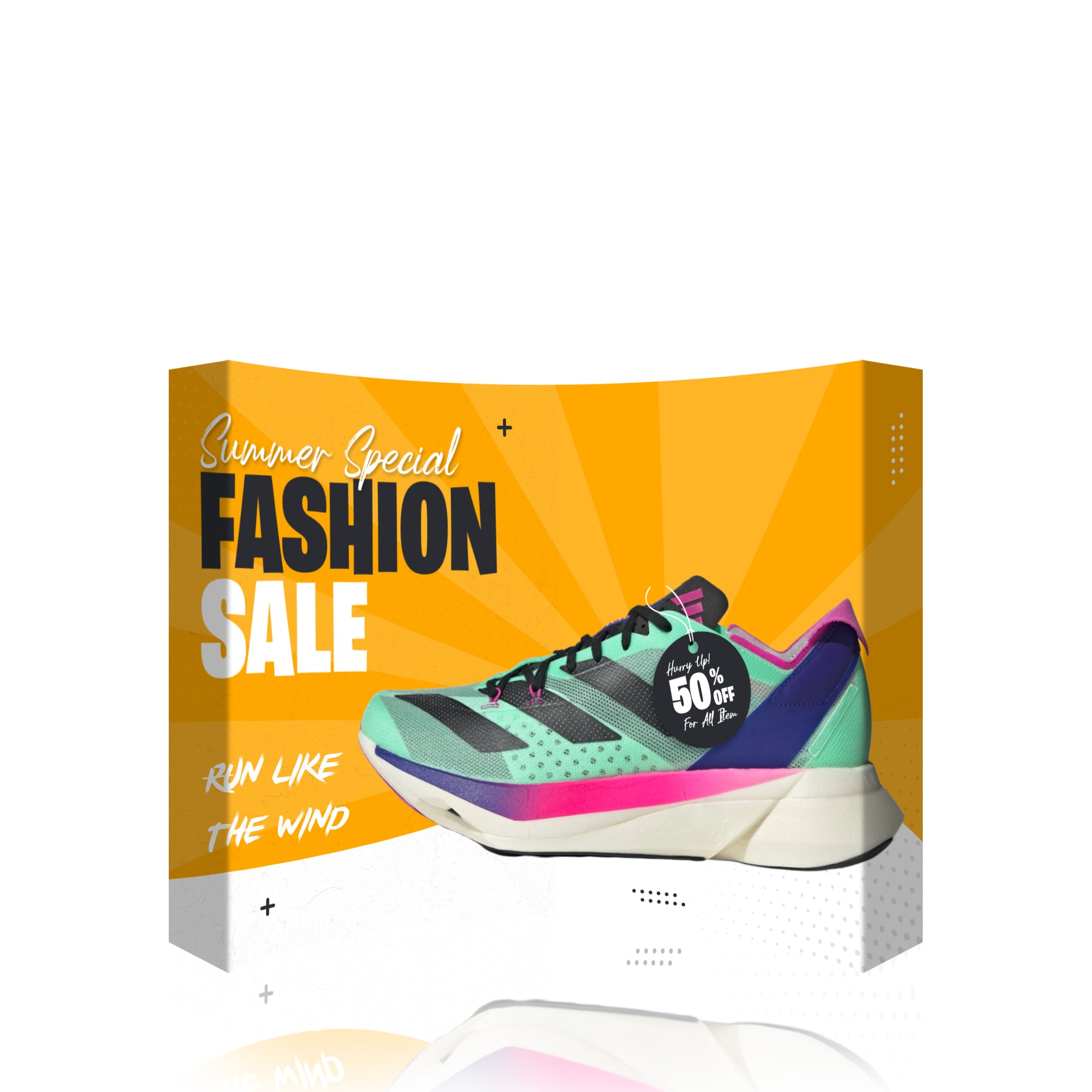 Large Curved HassleFree™  Backdrop Display