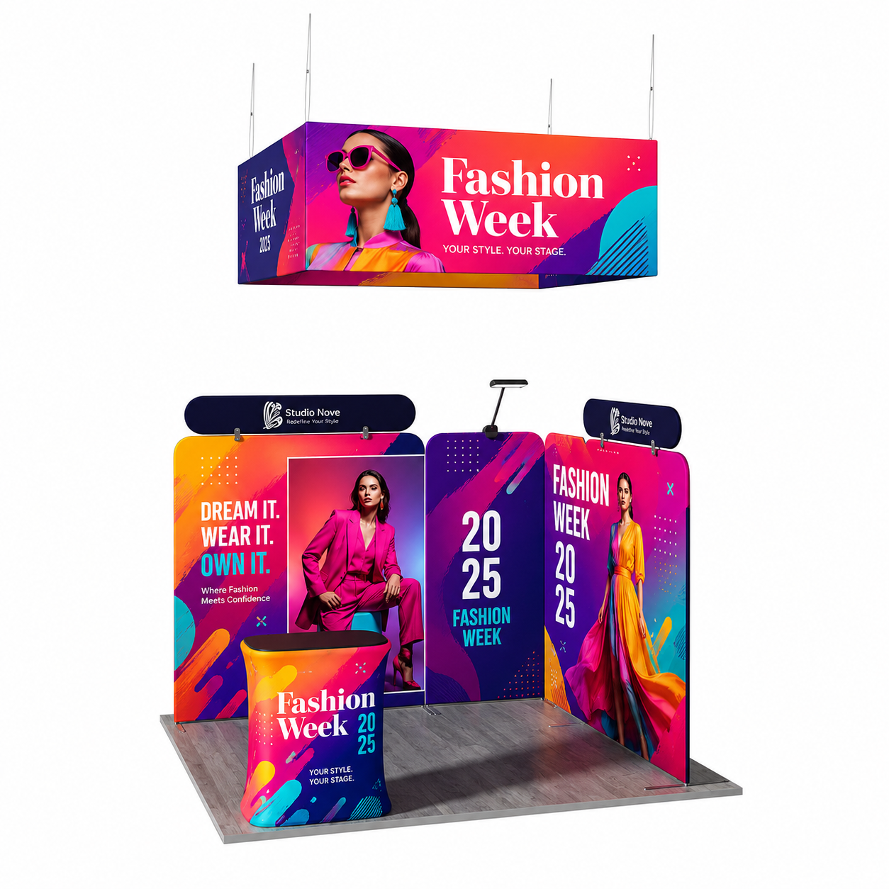 10x10ft Trade Show Display Kit - Version B1