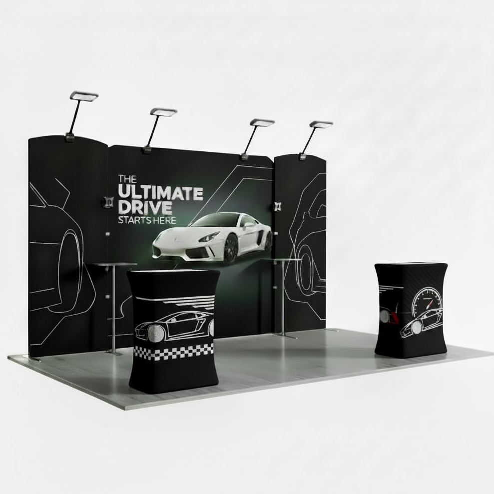Custom Event Display Column Tradeshow Kits | Complete Custom Event Display Solutions | Vu Line ...