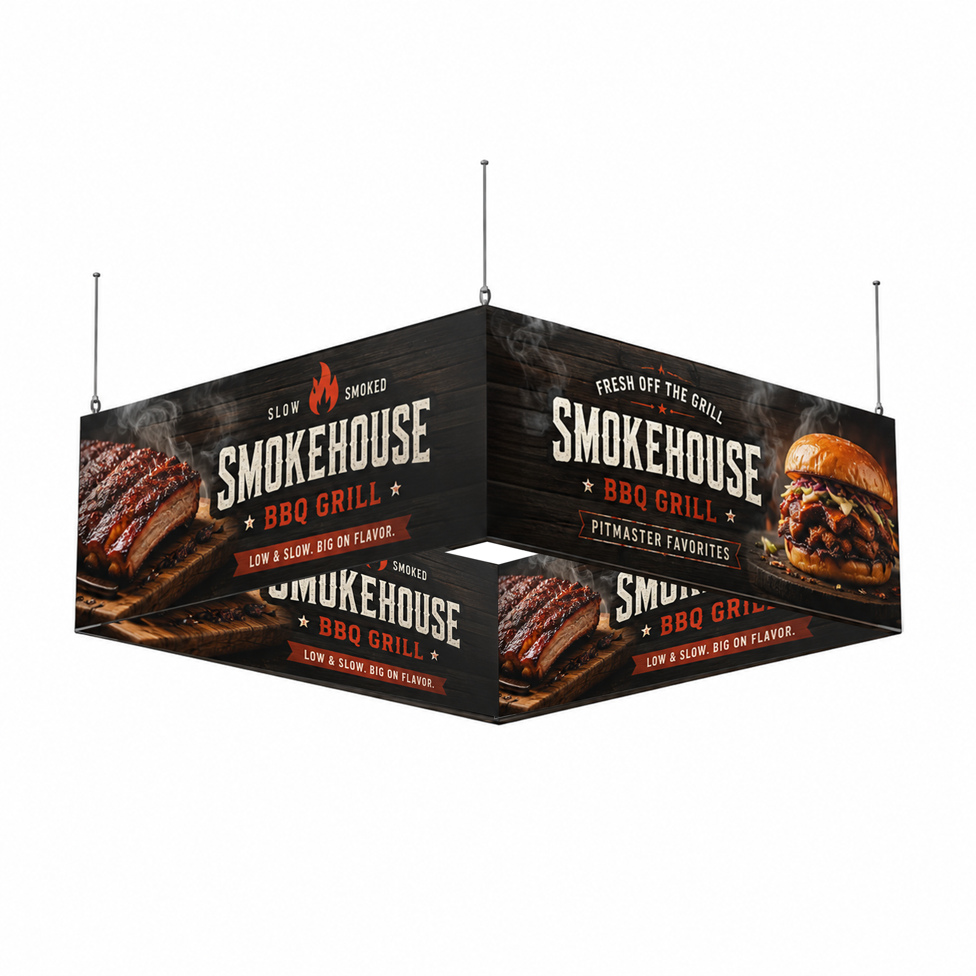 10' Square Hanging Sign