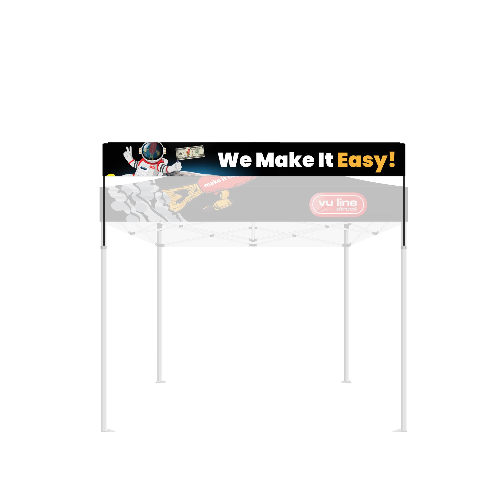 10'x10' TENT BILLBOARD BANNER