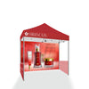 HassleFree™ 10x10 Premium Tent w/ Full Color Canopy, Back Wall, and Side Walls