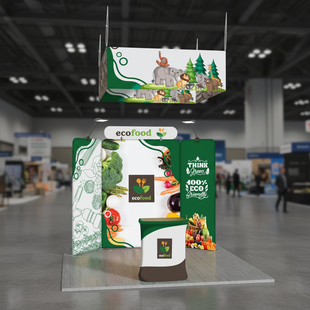 10x10ft Trade Show Display Kit - Version B2