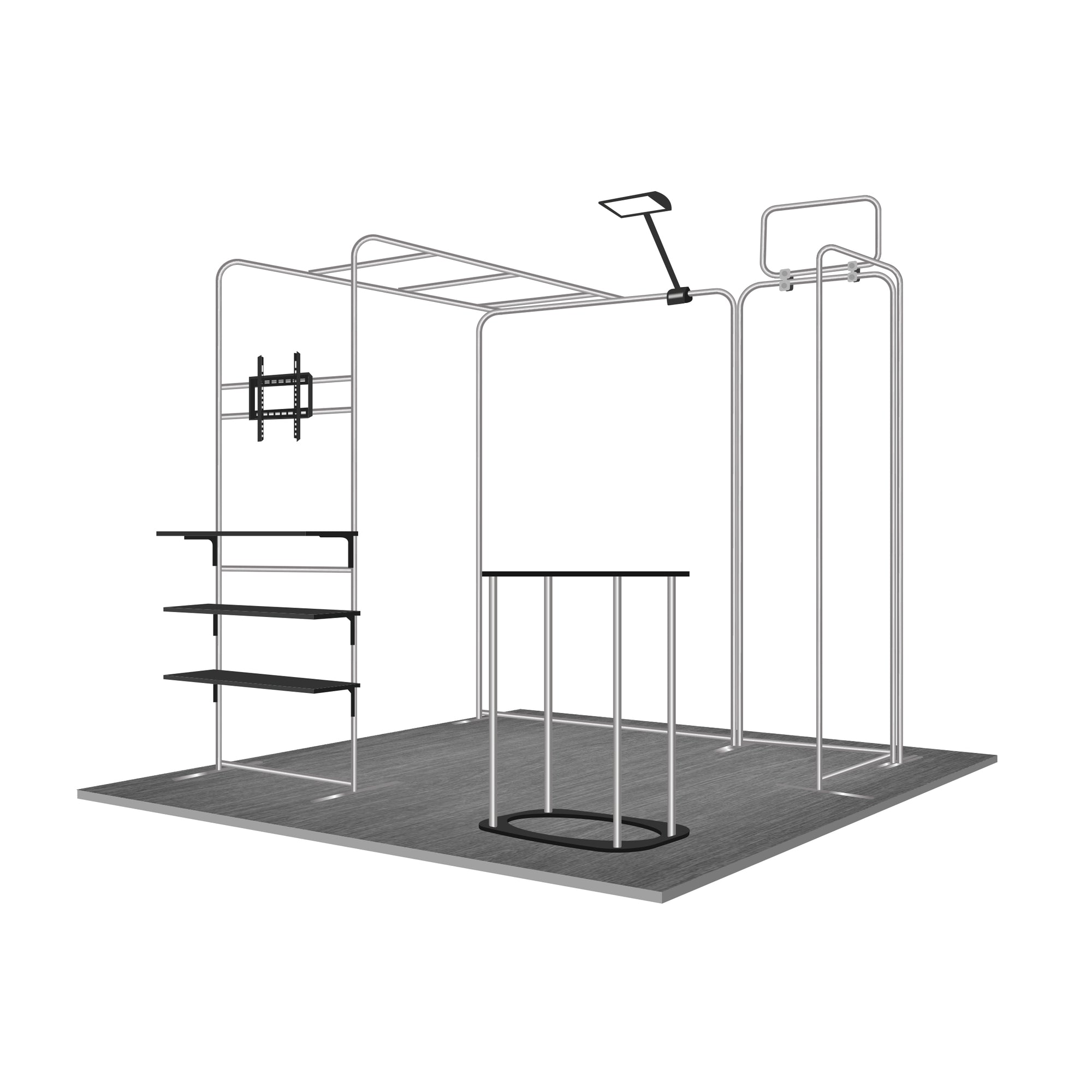 10x10ft Trade Show Display Kit - Version B3