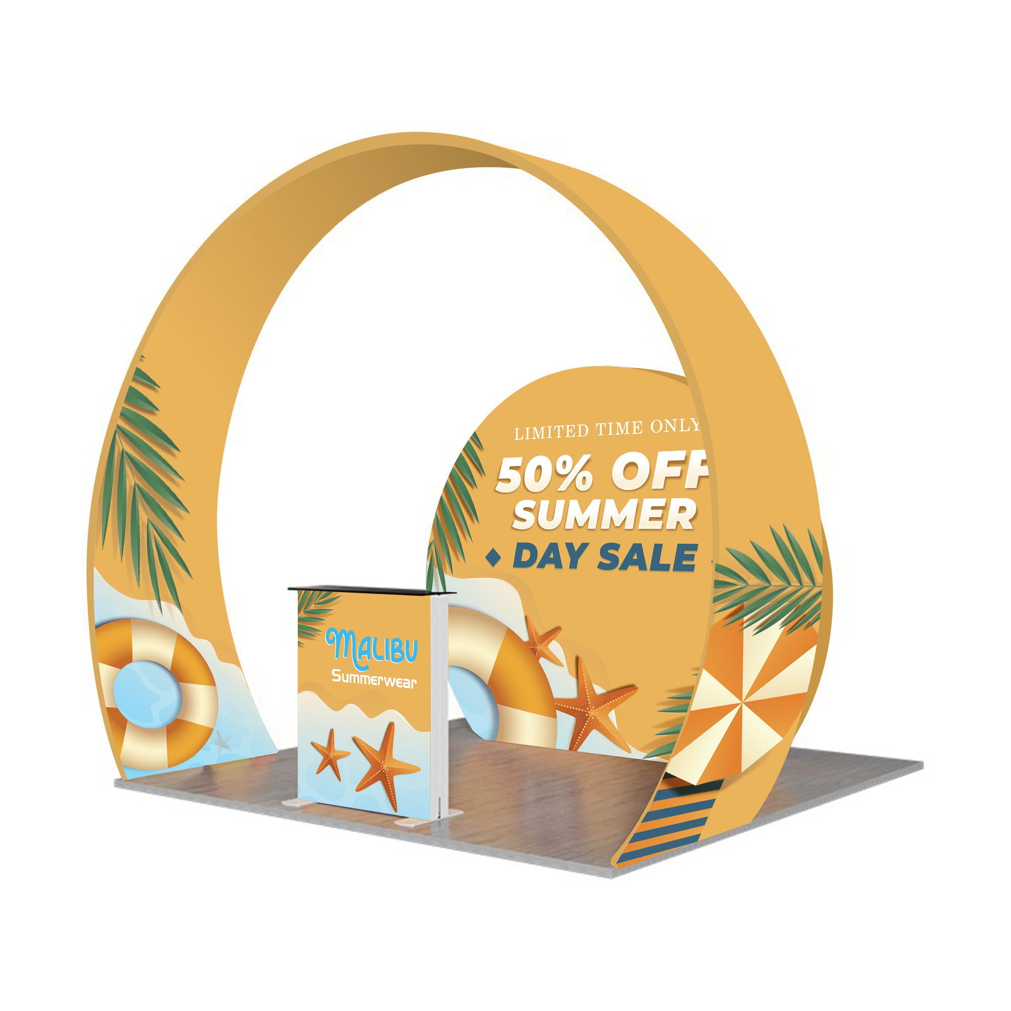 10x10ft Trade Show Display Kit - Version D2
