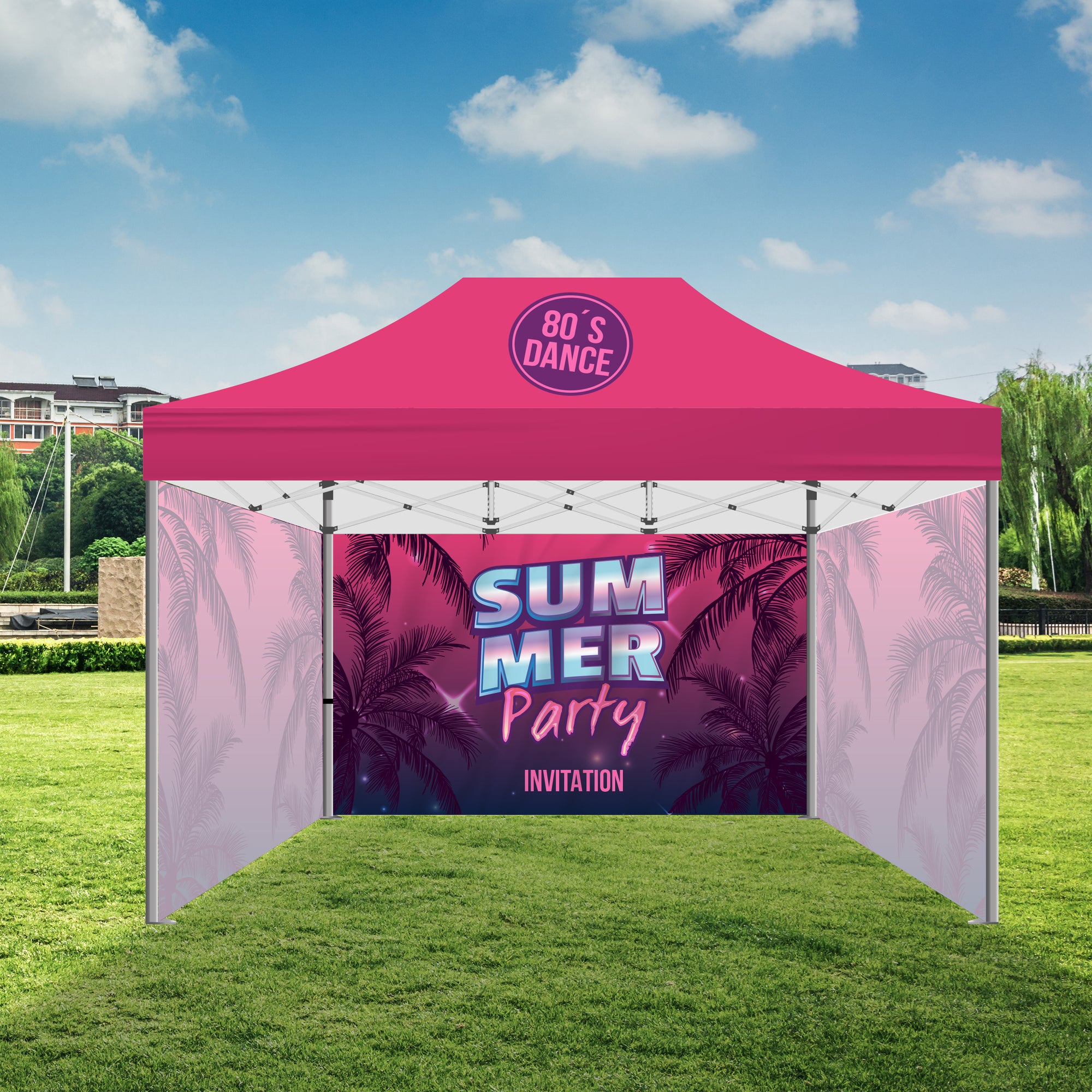 Premium 10x15 Tent w/ Backwall & Full Side Walls