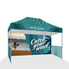 10x15 Premium Tent w/ Full Color Canopy, Back Wall, and Side Walls