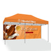 10x20 Premium Tent w/ Full Color Canopy and Back Wall