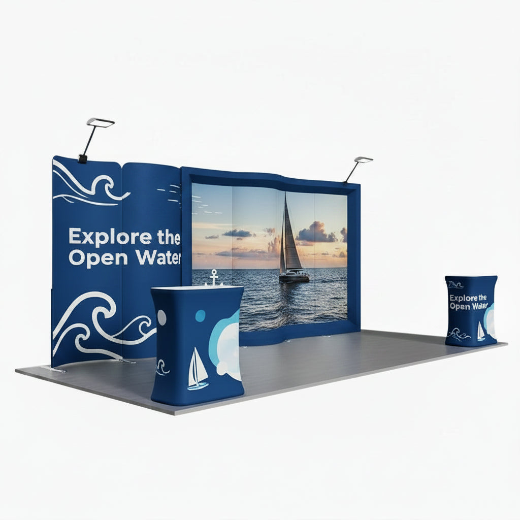 10x20 ft Trade Show Display Kit - Version B3