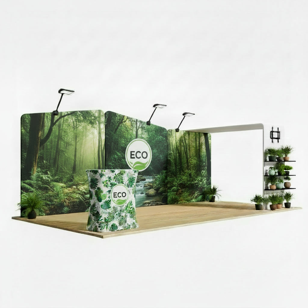 10x20 ft Trade Show Display Kit - Version C1
