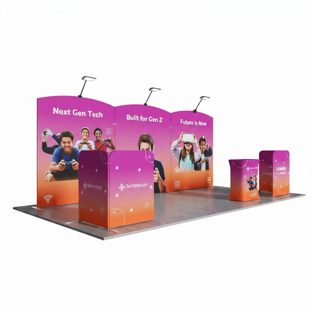 10x20 ft Trade Show Display Kit - Version C2
