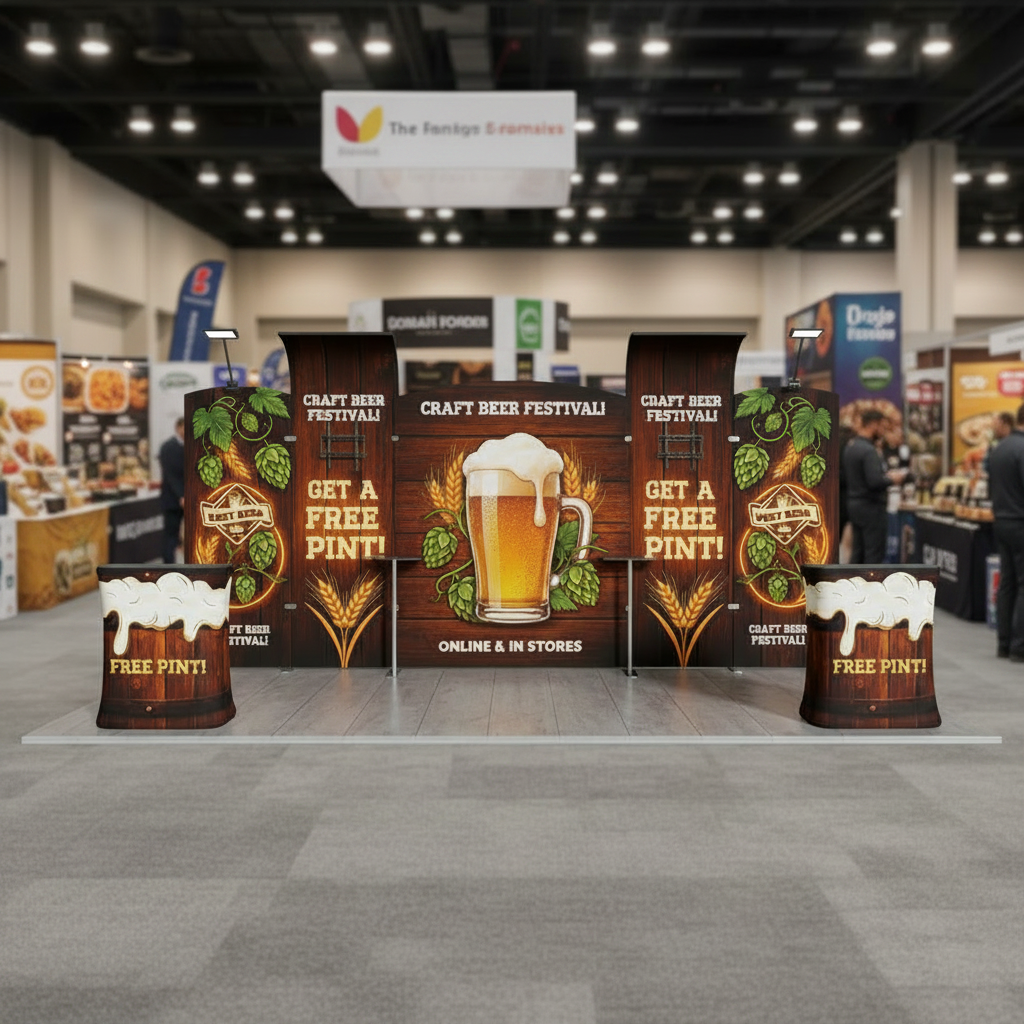 10x20 ft Trade Show Display Kit - Version C3