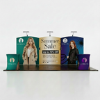 10x20 ft Trade Show Display Kit - Version C4