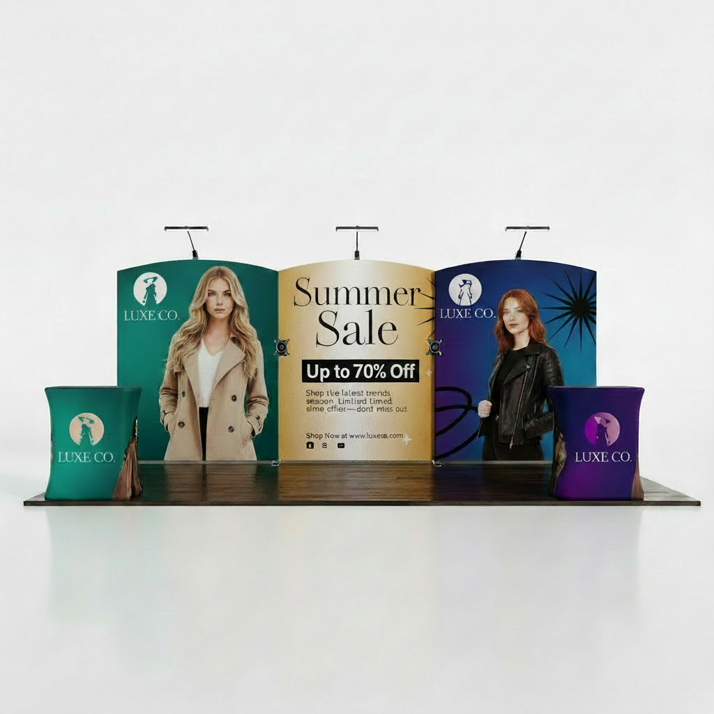 10x20 ft Trade Show Display Kit - Version C4