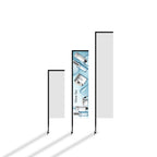 12’ Rectangular Feathered Flag Kit w/ Double Sided