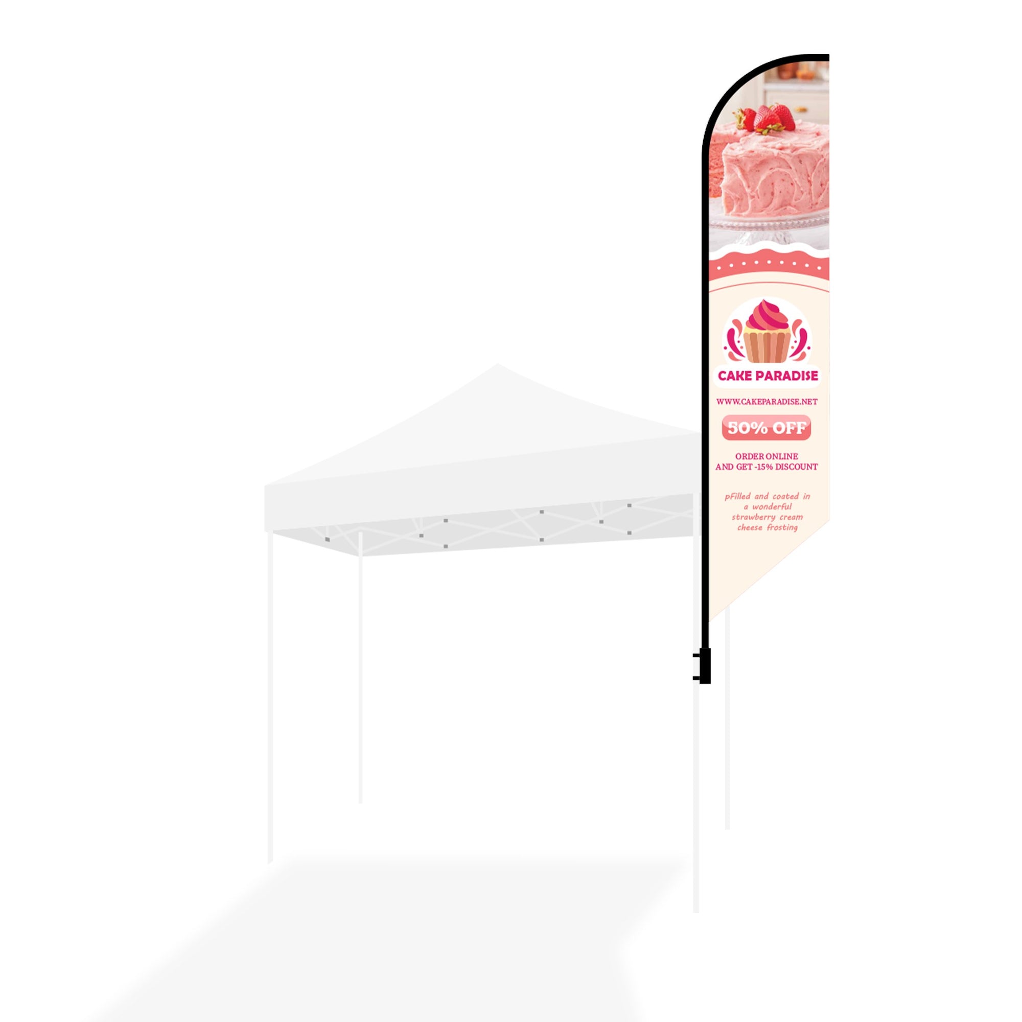 15’ XLarge Tent Flag Kit