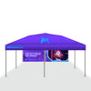 PREMIUM GIANT TENT 20x20 W/ FULL COLOR CANOPY AND BACK WALL