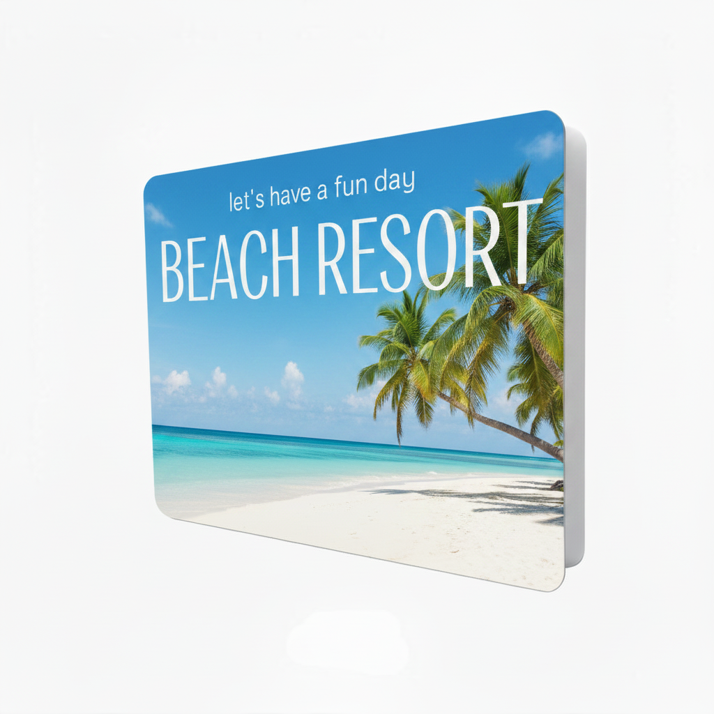 10' HassleFree™  3D Straight Display (Round Corners)