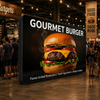 15' HassleFree™  3D Straight Display (Round Corners)