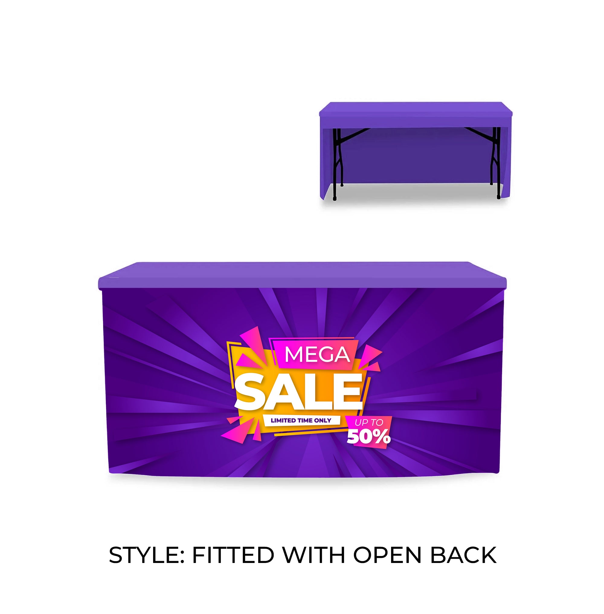 4’ Table Cover FITTED