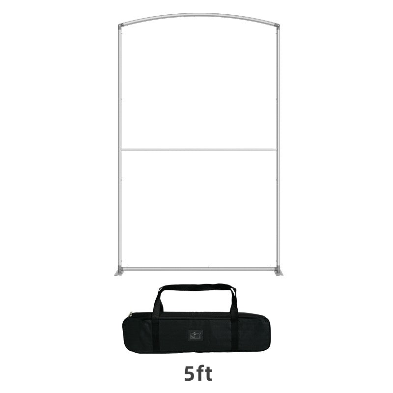 5' Arch-Top Fabric Display