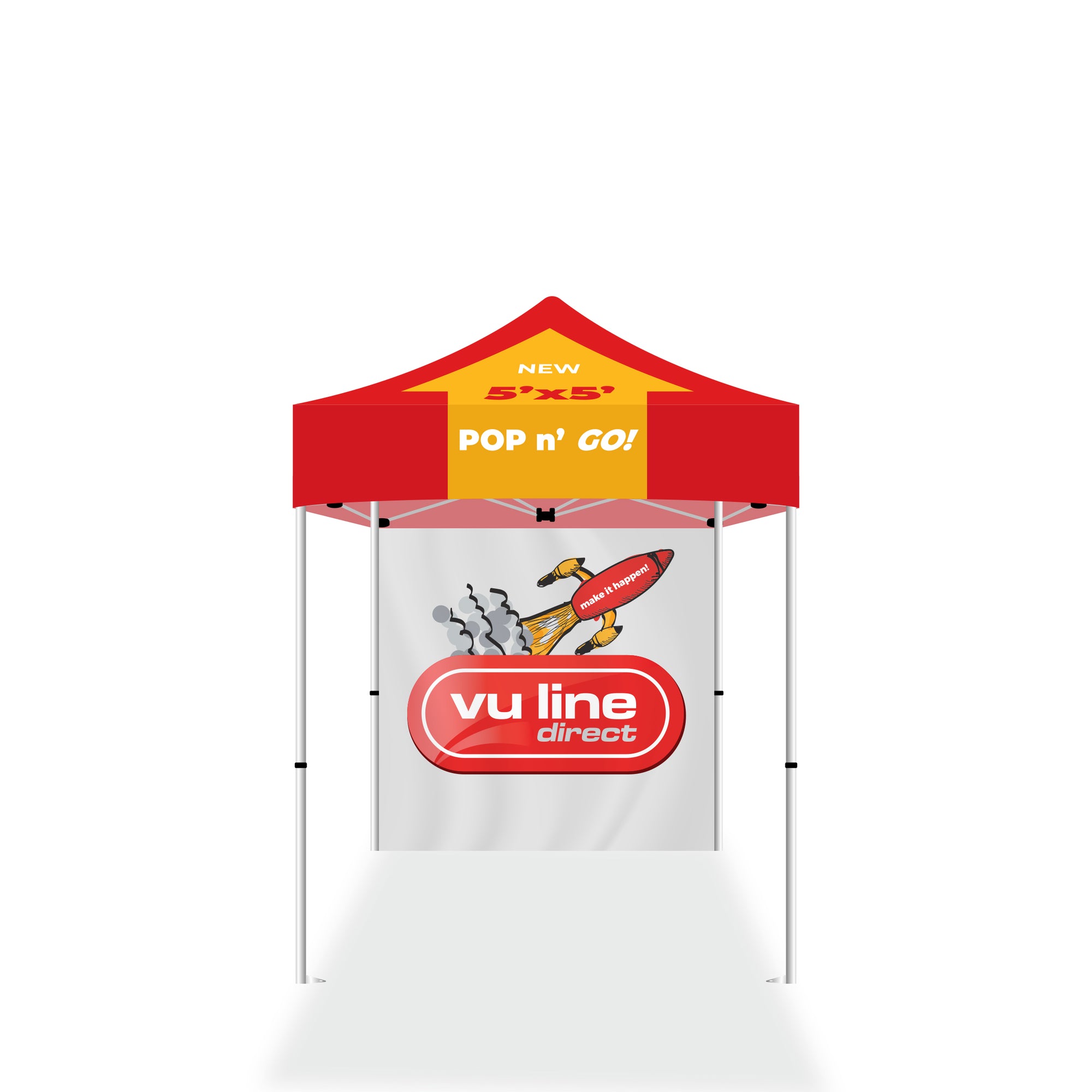 5X5 STANDARD POP-N-GO W/ BACKWALL