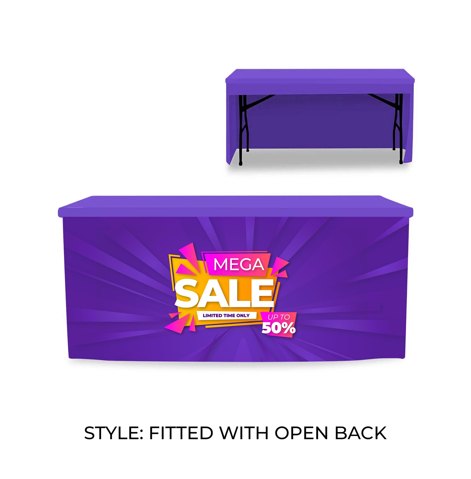 6 Table Cover 6’ Table Cover FITTED | Vu Line Direct. Your Trusted Partner in Custom ...