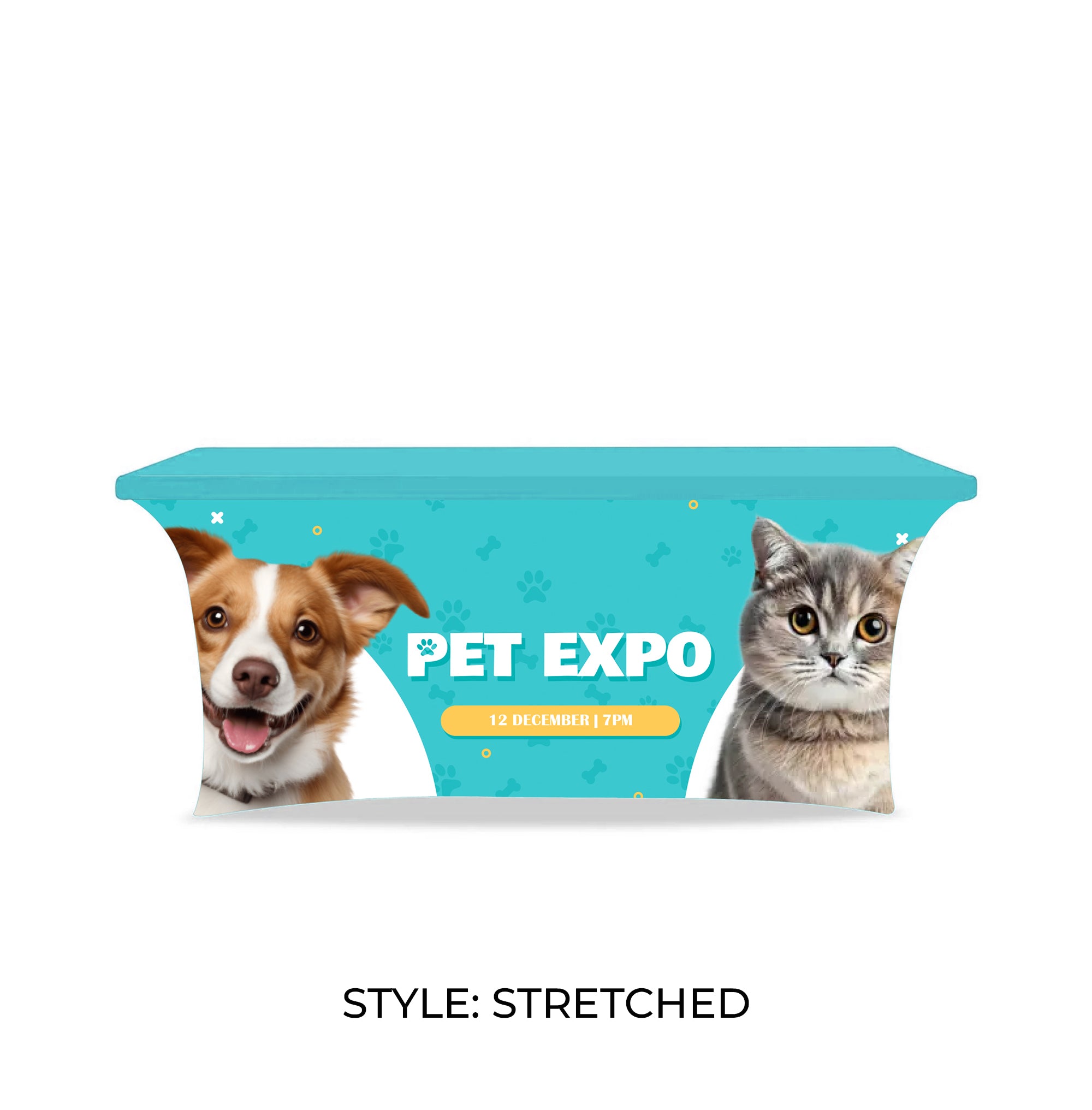 6’ Table Cover STRETCHED