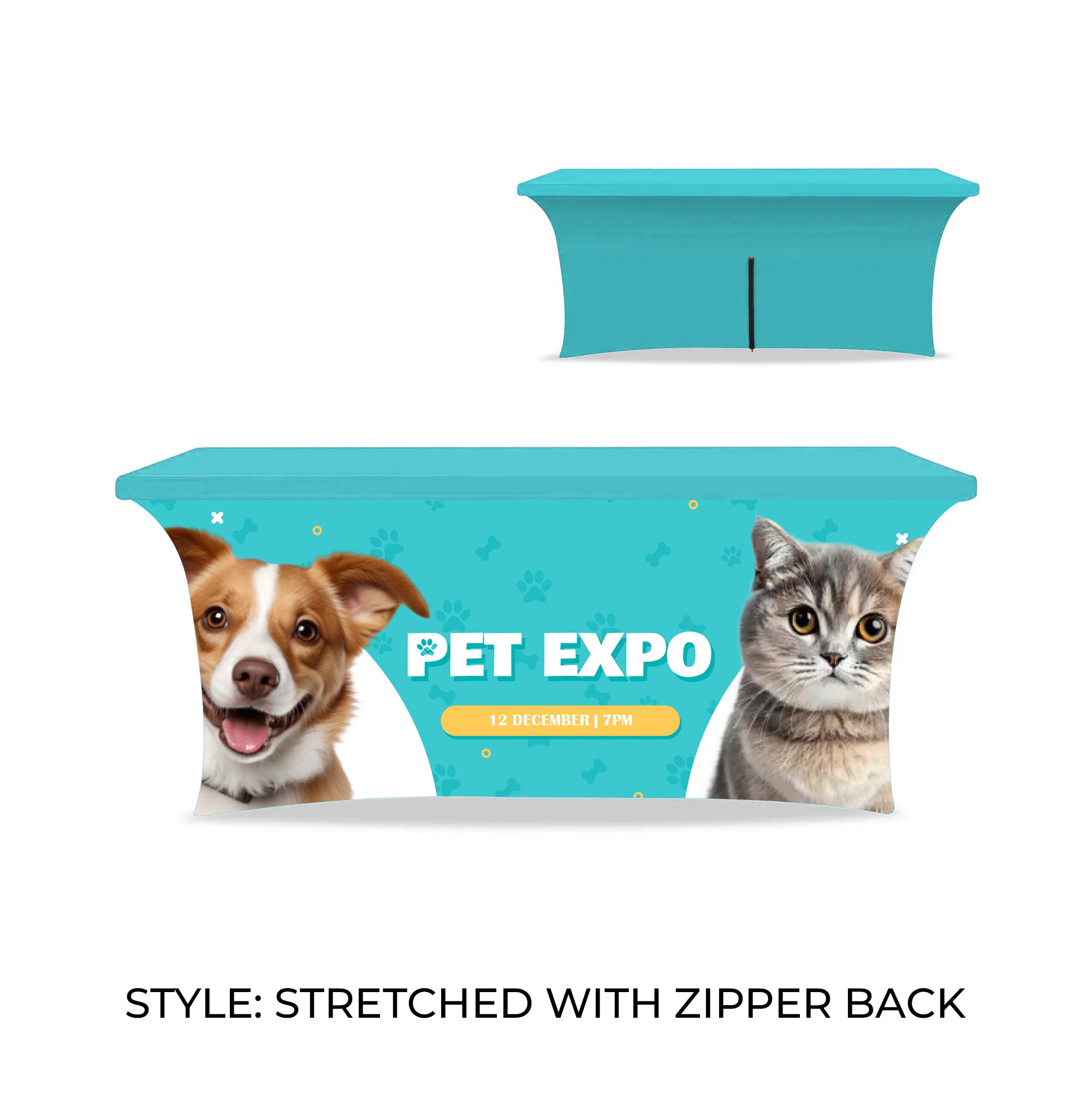 6’ Table Cover STRETCHED