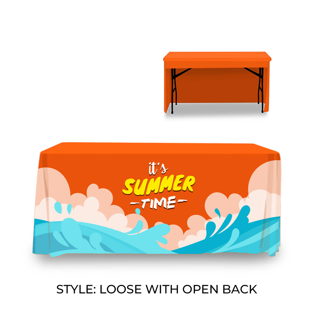 6’ Table Cover Loose