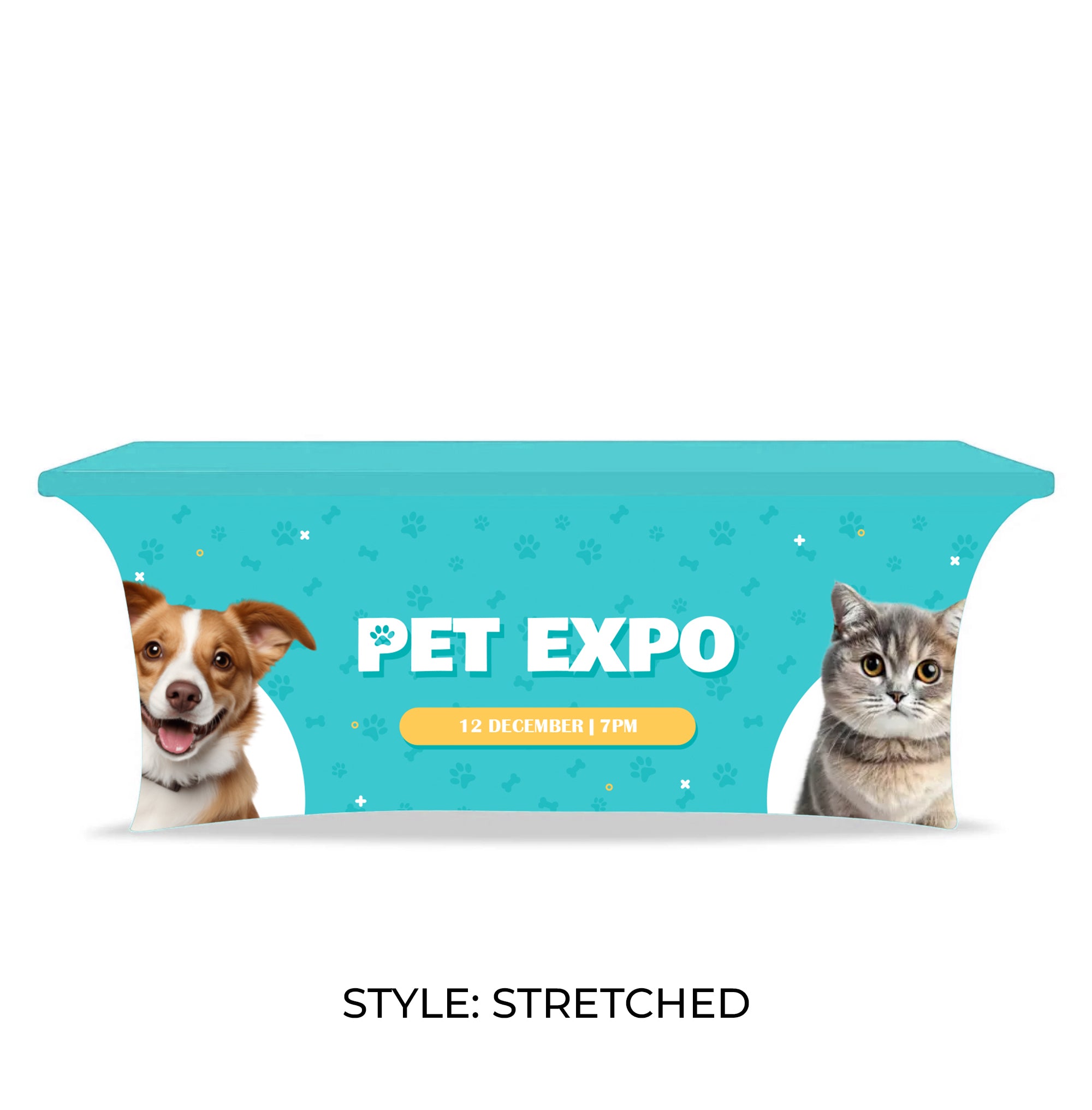 8’ Table Cover STRETCHED