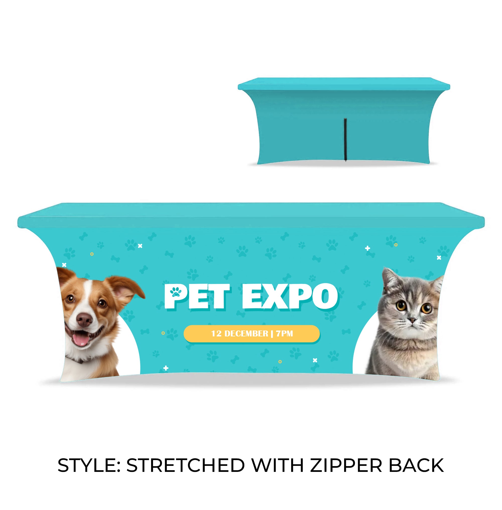 8’ Table Cover STRETCHED