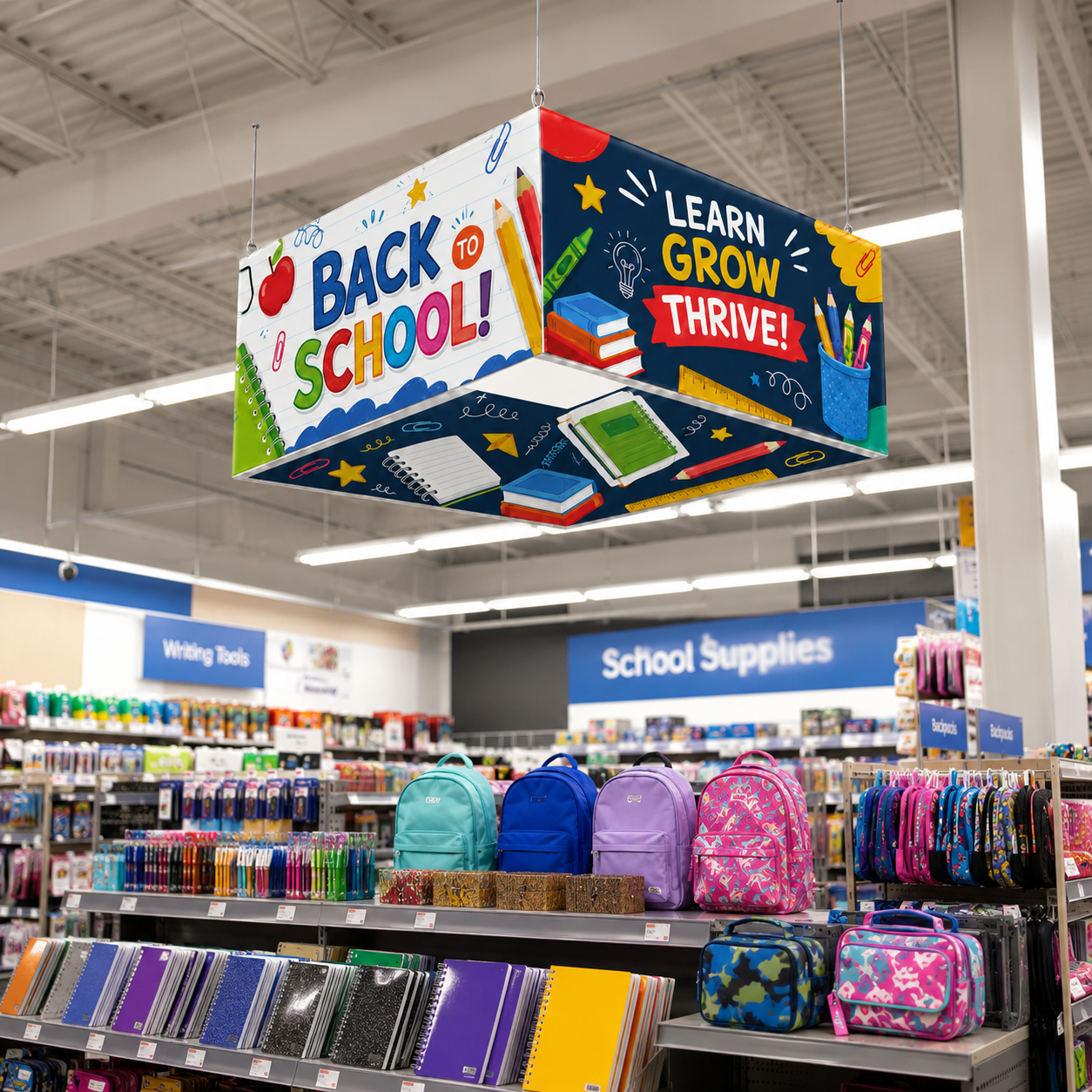 8' Square Hanging Sign