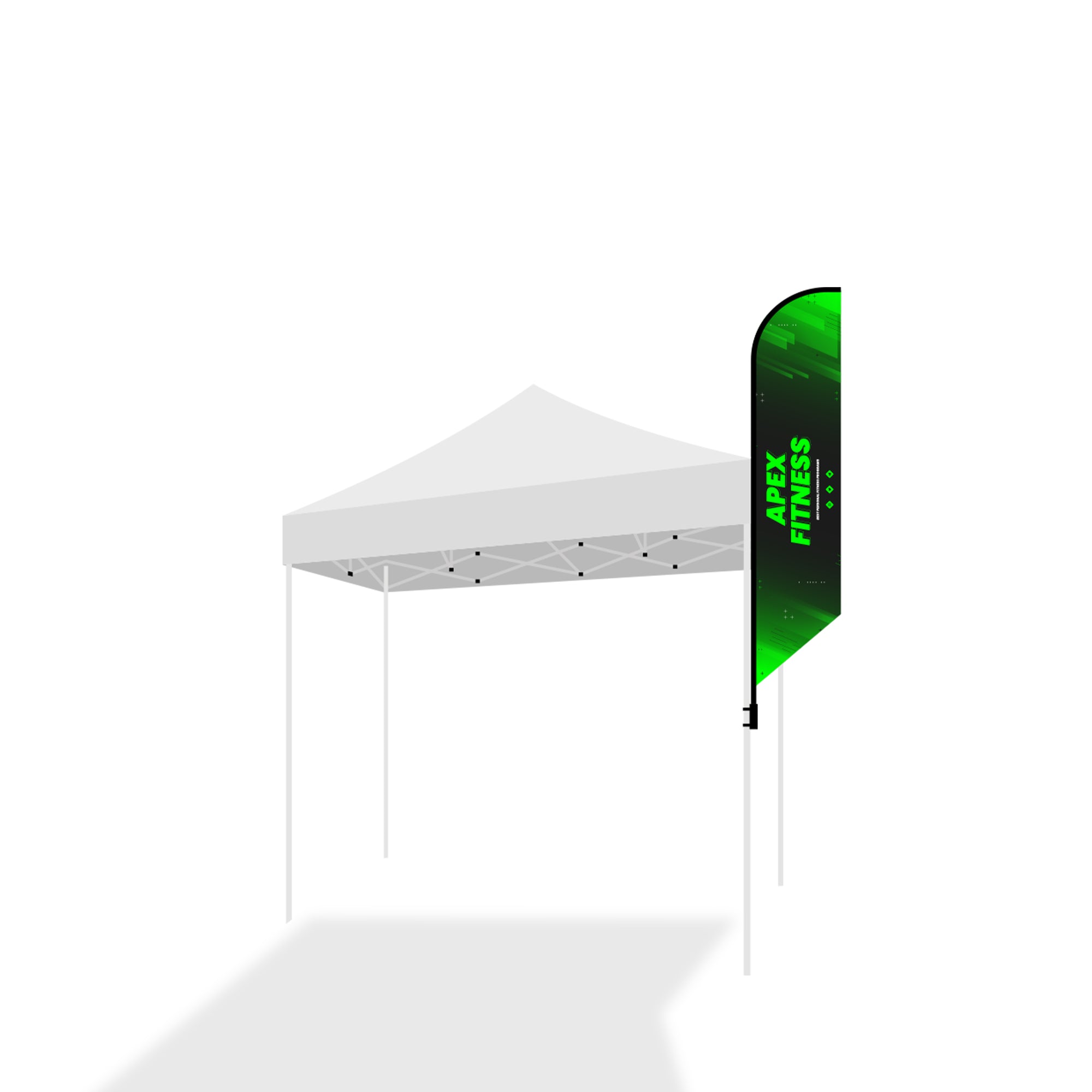 8’ Medium Tent Flag Kit w/ Double Sided