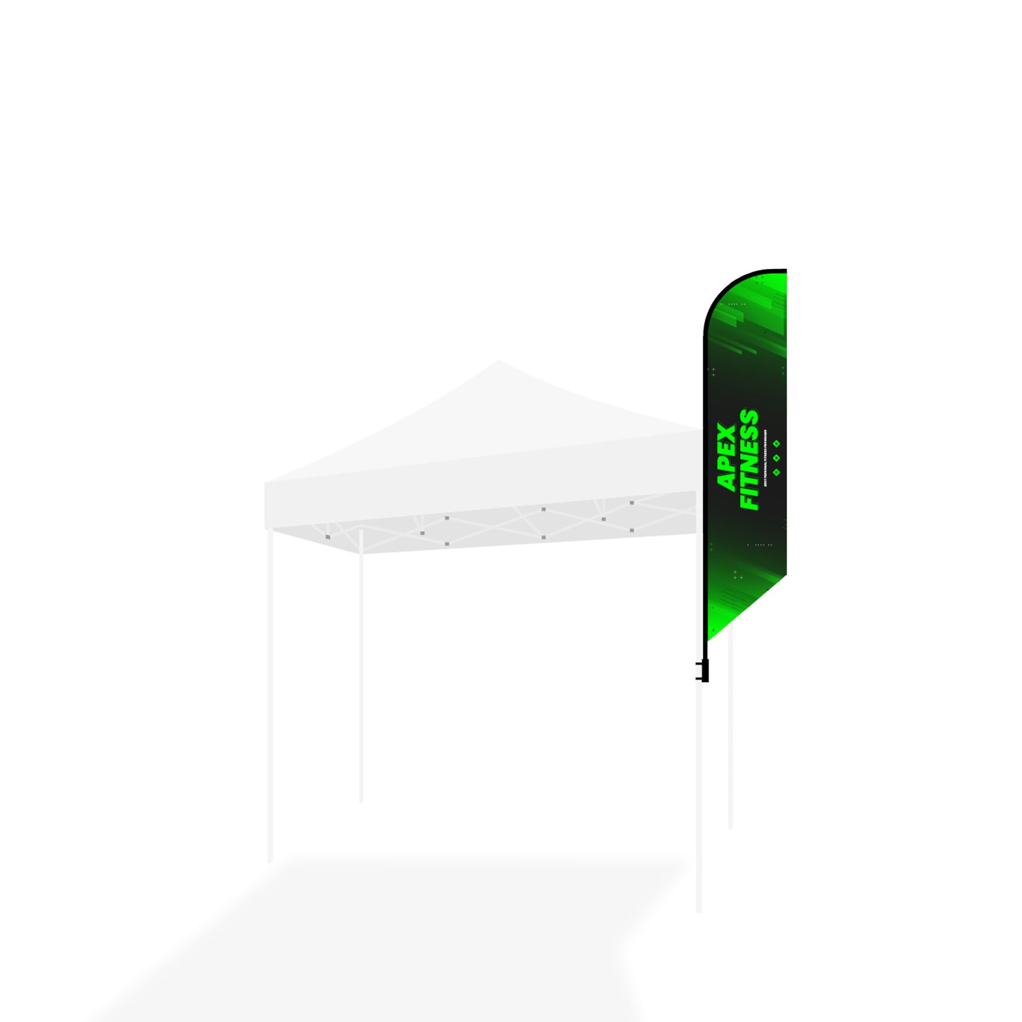 8’ Medium Tent Flag Kit w/ Double Sided