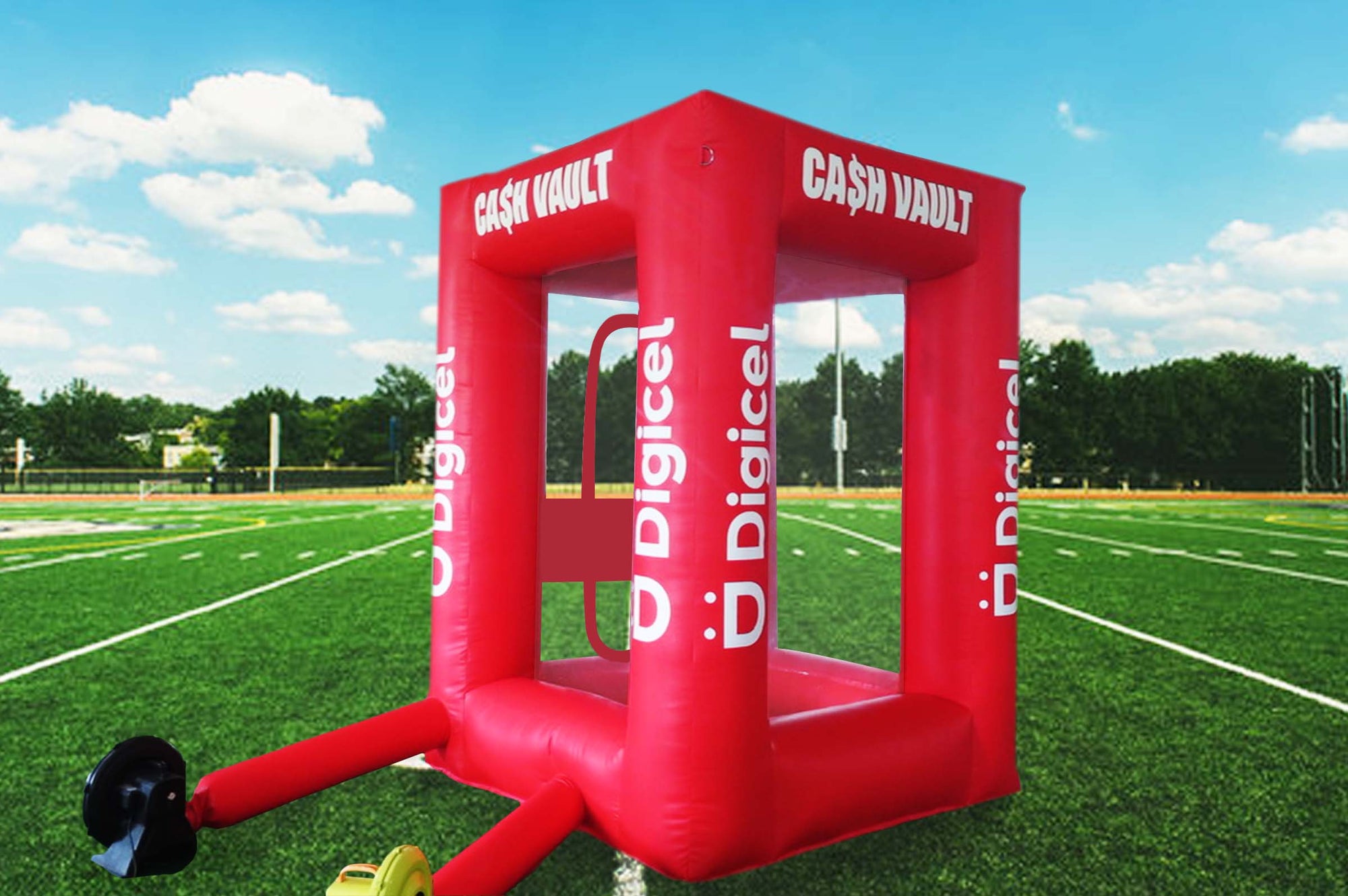 Inflatable Money Machine | Vu Line Direct. More Money in Your Rocket!