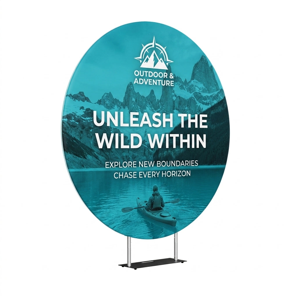 6.5' CIRCLE SHAPED DISPLAY