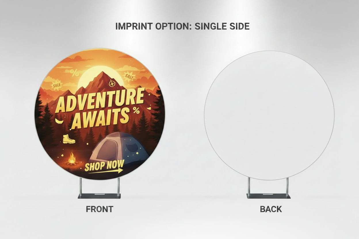 6.5' CIRCLE SHAPED DISPLAY