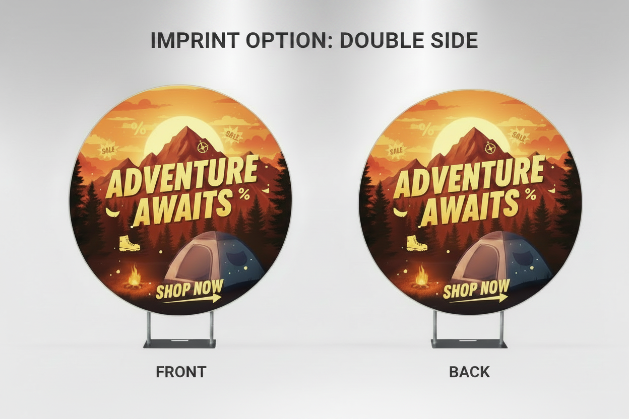 6.5' CIRCLE SHAPED DISPLAY