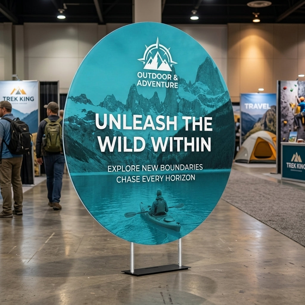 6.5' CIRCLE SHAPED DISPLAY