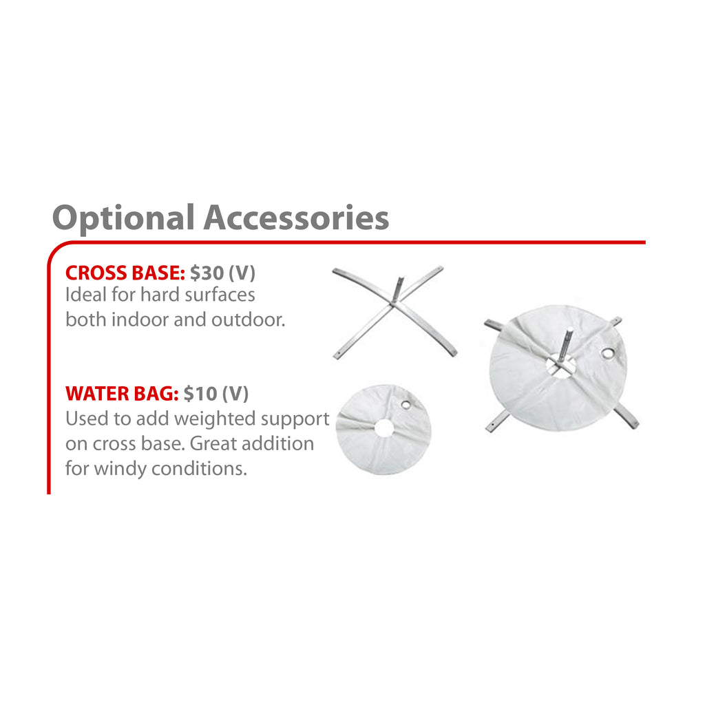 15’ XLarge Tent Flag Kit w/ Double Sided
