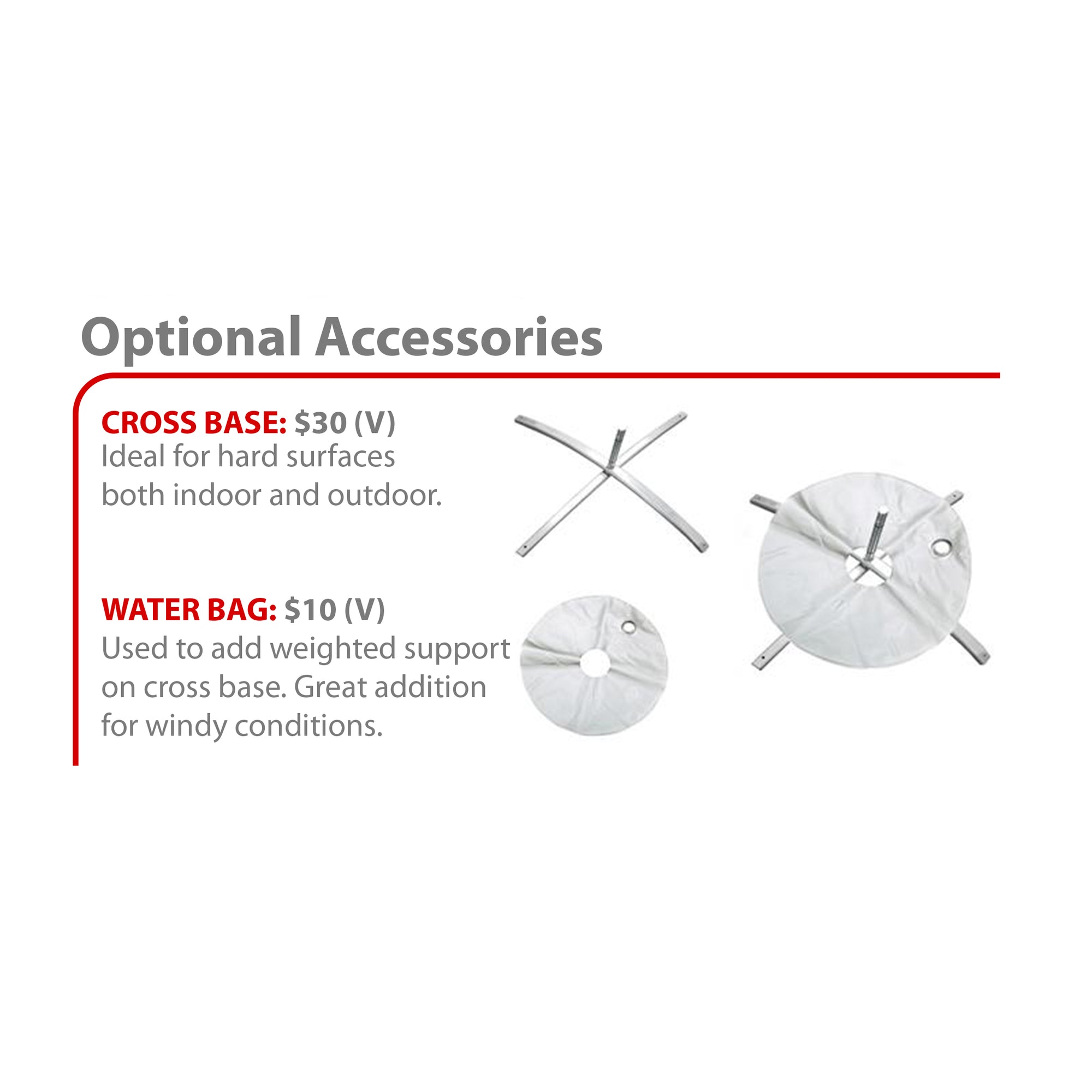 15’ Rectangular Feathered Flag Kit w/ Double Sided Imprint