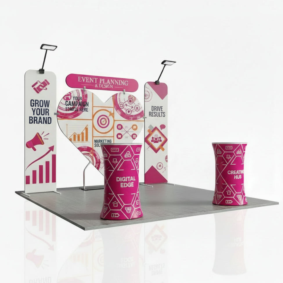 10x10ft Trade Show Display Kit - Version D1